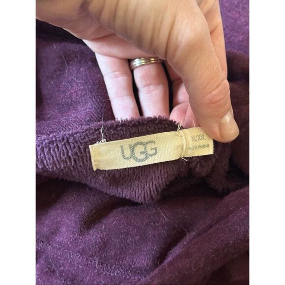 UGG Charlynne Drawstring Poncho size XL Marsala Burgundy Red - Picture 5 of 11